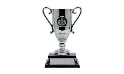 Silver Hugo Cup Trophy: 5-7/8"-107228