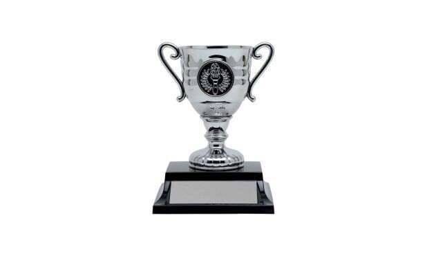 Silver Hugo Cup Trophy: 4-5/8"-107226