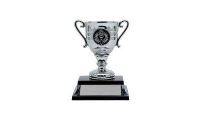 Silver Hugo Cup Trophy: 4-5/8"-107226