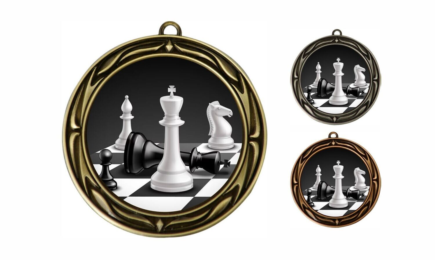 Tivoli Universal Insert Medallion: Antique Gold 2-1/2"-105826