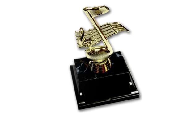 Music Note Trophy: 5"-103014
