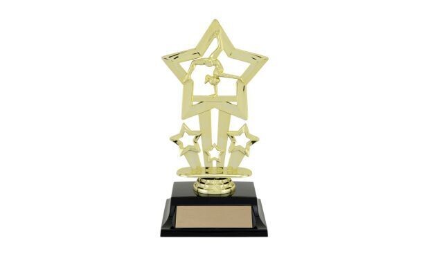 Gymnastics Trinity Series Trophy: 7"-106905