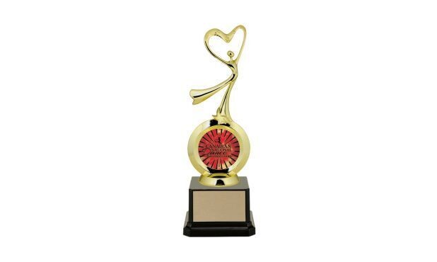 First Choice Modern Dance Trophy with Custom Insert: 8-1/4"-107237