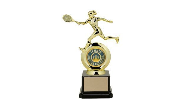 First Choice Female Tennis Trophy with Custom Insert: 8-1/4"-107241