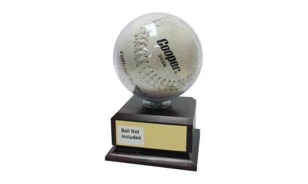 Clear Softball Presentation Holder: 6-1/2"-102028