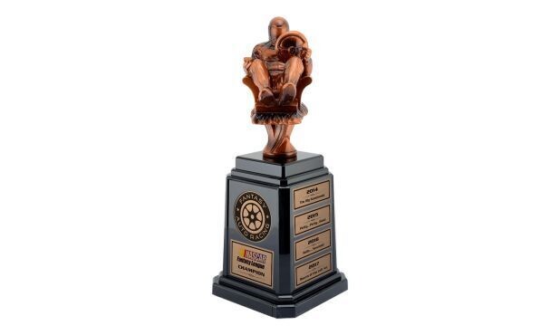 Fantasy Car Racing Tower Annual Trophy: 11-1/4"-100684