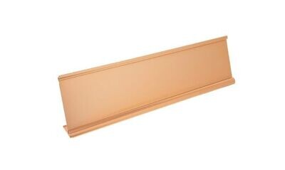 Rosegold Aluminum Desk Holder: 8" x 2"-100988