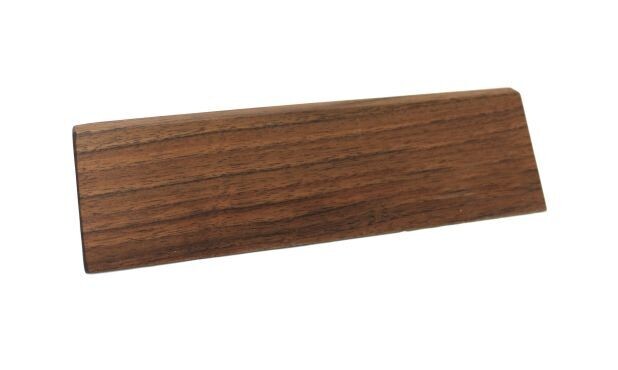 Solid Walnut Desk Sign Holder: 8" x 2"-102418