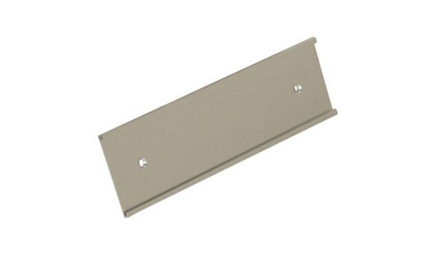 Brushed Silver Aluminum Wall Sign Holder: 12" x 3"-102894