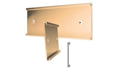 Rosegold Aluminum Wall Sign Holder: 10" x 2"-102771