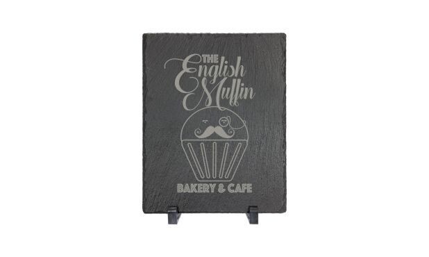 Slate Décor/Plaque with Stand: 7" x 9"-107833