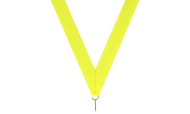 Premium Neon Yellow Neck Ribbon-100795