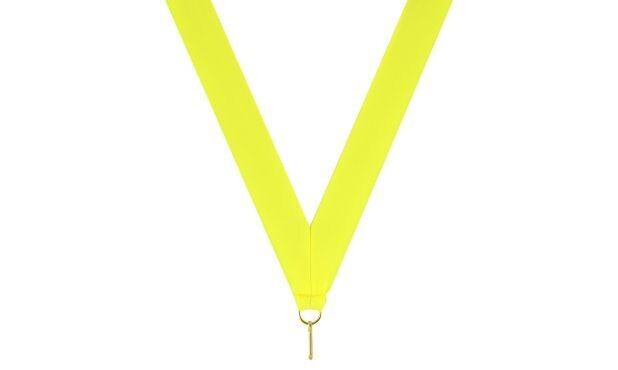 Premium Neon Yellow Neck Ribbon-100795