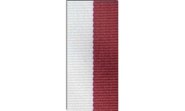 Maroon & White Neck Ribbon-101469