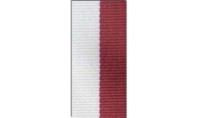Maroon & White Neck Ribbon-101469