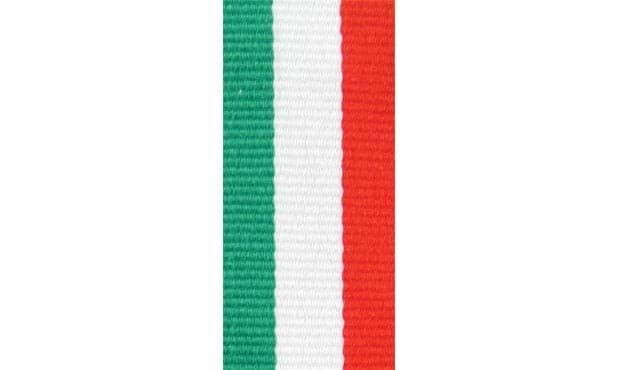 Green, White & Red Neck Ribbon-101473