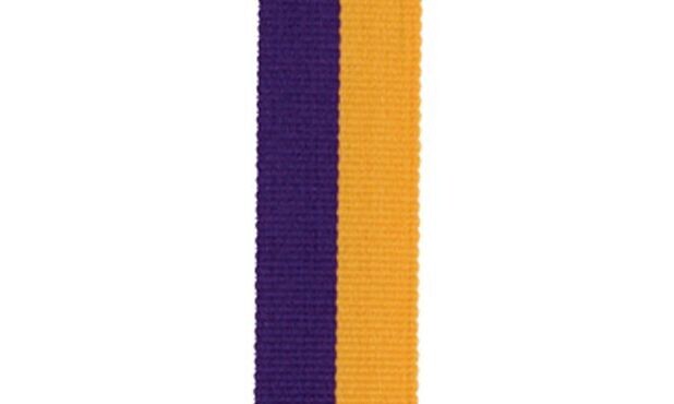 Purple & Gold Neck Ribbon-102652