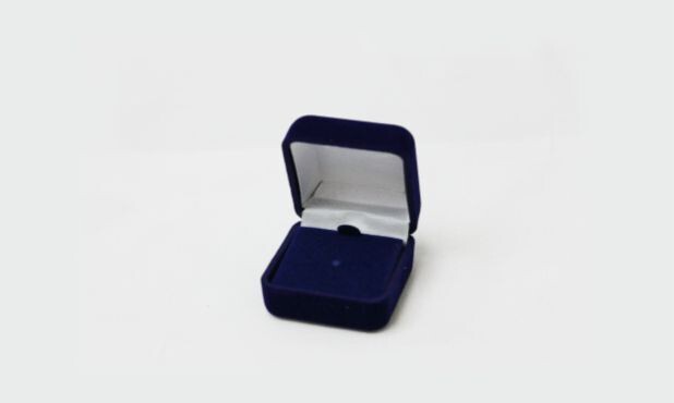 Blue Velvet Pin Box Pin Box for up to 1-1/4" Lapel Pins-107943
