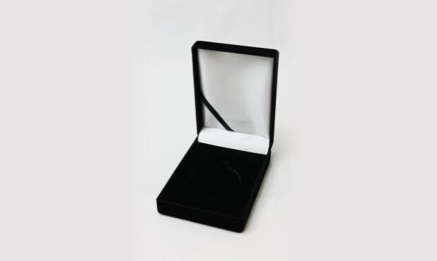 Black Velvet Medallion Box for 2" Medallion-107964