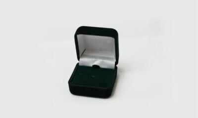 Green Velvet Pin Box Pin Box for up to 1-1/4" Lapel Pins-107945