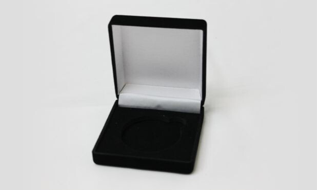 Black Velvet Coin Box for 2" Coin-107961