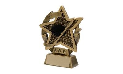 Star Gazer Hockey Sculpture: 5"-100330