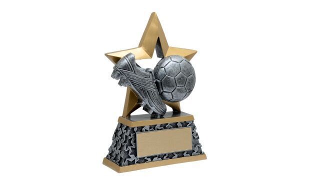 Rock Star Soccer Sculpture: 6"-100358