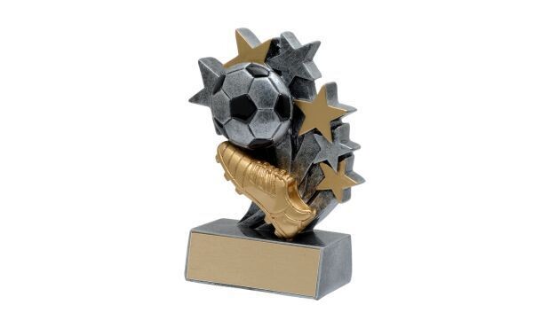 Star Blast Soccer Sculpture: 6"-100357