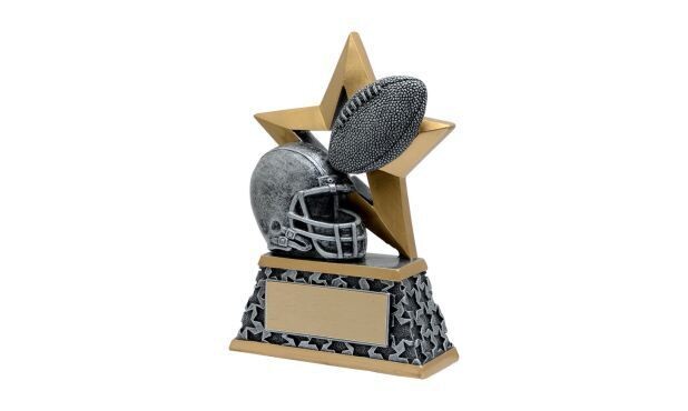 Rock Star Football Sculpture: 6"-100373