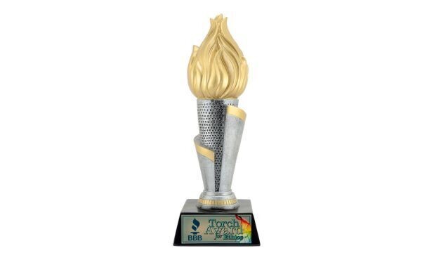 Torch Tower Sculpture: 10-3/4"-100383