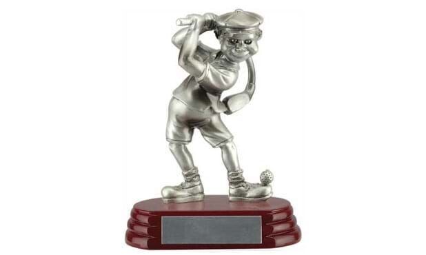 Male Comic Golfer Sculpture: 6"-101200