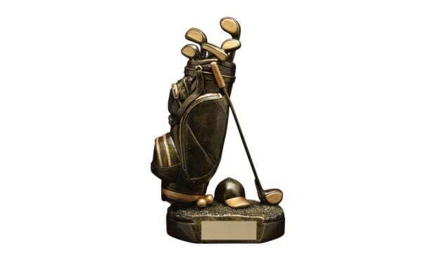 Aztec Gold Golf Sculpture: 7-1/2"-102588