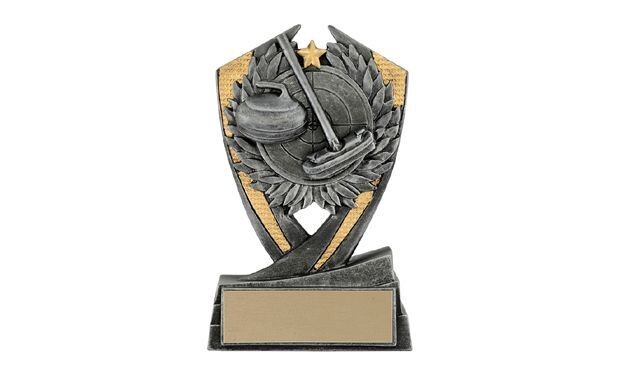 Phoenix Curling Sculpture: 6"-106762