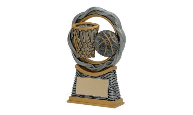 Fusion Basketball Sculpture: 6-1/4"-107172
