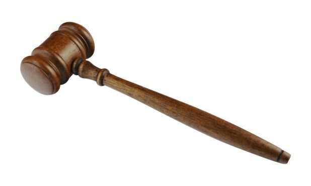 Walnut Finish Gavel: 10"-100355