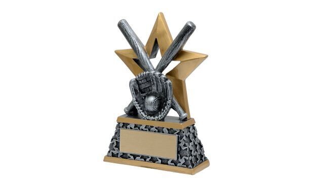 Rock Star Baseball Sculpture: 6"-100362