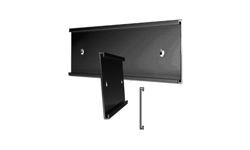 Black Aluminum Wall Sign Holder: 8" x 2"-102745