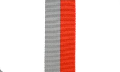 Red & Grey Neck Ribbon-108395