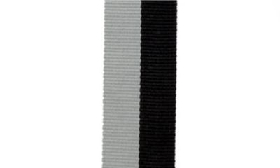 Black & Grey Neck Ribbon-108397