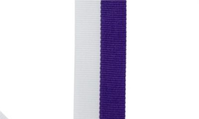 Purple & White Neck Ribbon-108398