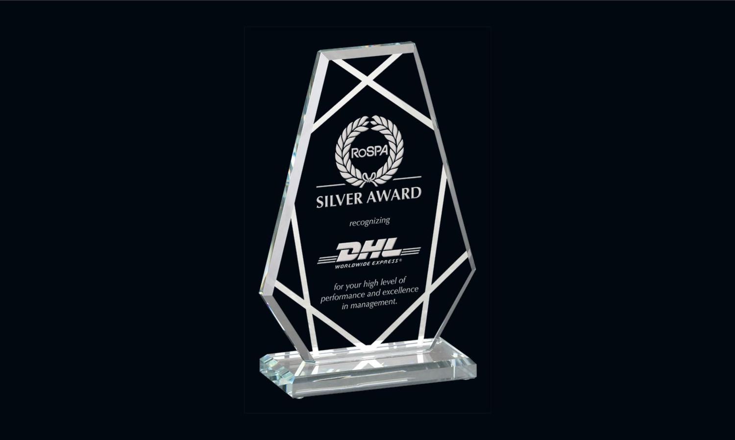 Sterling Glass Award: 7-5/8"-108419