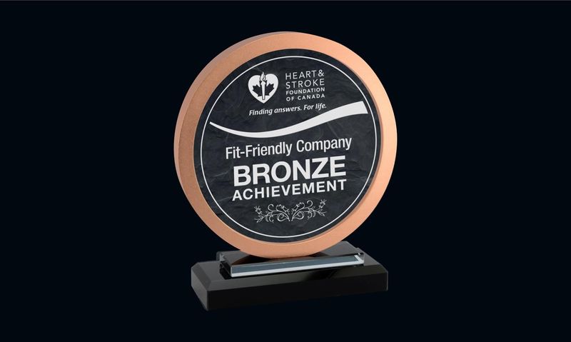 Jupiter Glass and Bronze Aluminum Award: 6-7/8" -108415