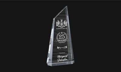 Paramount Series Optic Crystal Award: 11-7/8"-108445