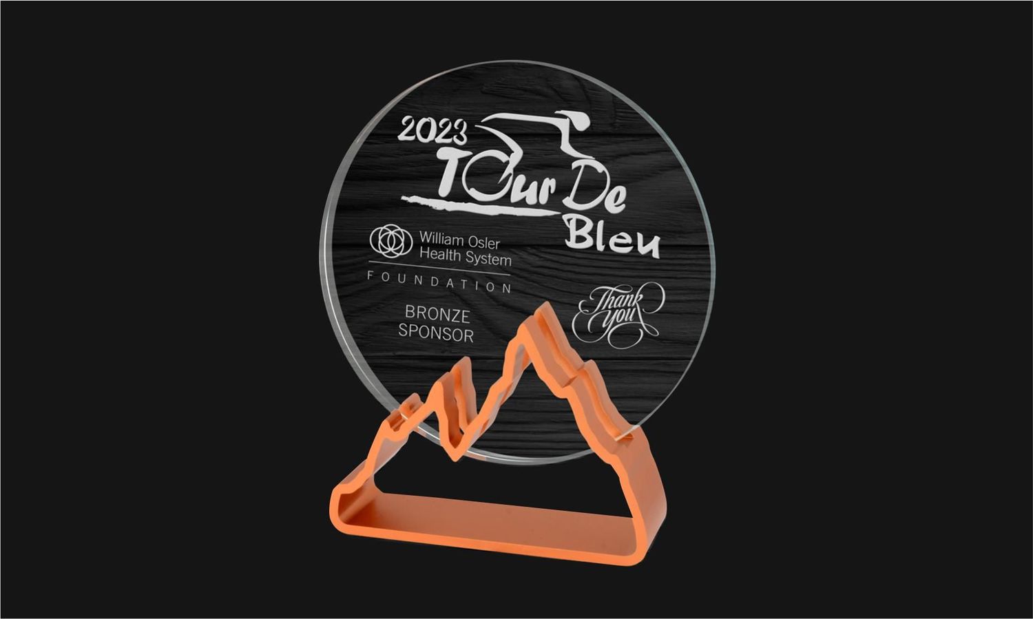 Expedition Series Glass and Bronze Aluminum Award: 7"-108520