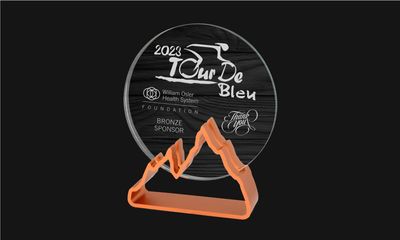 Expedition Series Glass and Bronze Aluminum Award: 7"-108520
