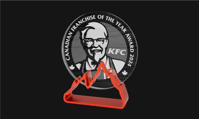 Expedition Series Glass and Red Aluminum Award: 7"-108523