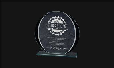 Otterville Series Black and Mirror Glass Award: 6-1/8" -108541