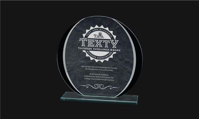 Otterville Series Black and Mirror Glass Award: 7" -108542