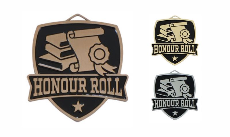 Varsity Honour Roll Medallion: Antique Bronze 2-1/2"-108487