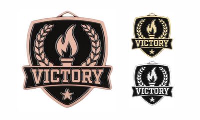 Varsity Victory Medallion: Antique Bronze 2-1/2"-108508